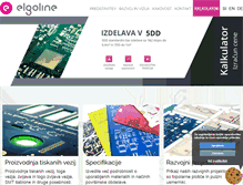 Tablet Screenshot of elgoline.si